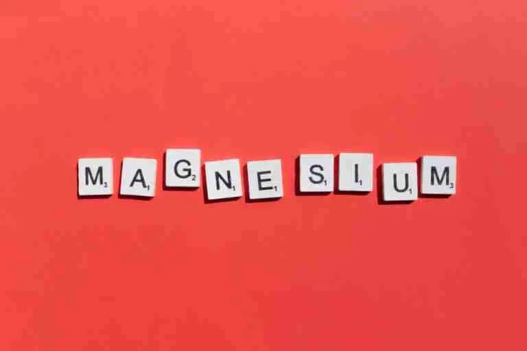 Magnesium scrabble letters